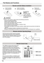 Page 1414
Part	Names	and	Functions
To ensure safe operation, please observe the following precautions : ● Use two (2) AAA type batteries. ● Always replace batteries in sets. ● Do not use a new battery with a used battery. ● Avoid contact with water or liquid. ● Do not expose the remote controller to moisture or heat. ● Do not drop the remote controller. ● If the battery has leaked on the remote controller, carefully wipe the case clean and install new        batteries. ● Risk of an explosion if battery is...