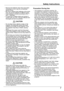 Page 7Safety	Instructions
7
Safety	Instructions
–  Remove the batteries when they have been exhausted or not in use for an extended period of time.–  Be sure to replace both batteries at the same time. Do not mix batteries of different types.–  Insert batteries correctly according to the “+” and “-“ markings.–  If a fluid from a battery leaks and comes in contact with your skin, rinse the affected skin thoroughly as soon as possible.
–  Do not place heavy objects or step on the projector. Be especially careful...