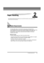 Page 32 
CHAPTER
 
Print Media Requirements 
2-1 
2
 
Paper Handling 
This chapter describes the print media you can use with this machine, how to load them, and 
where to print out the documents. 
Print Media Requirements 
For high-quality copies, we recommend using paper and transparencies 
recommended by Canon. Some types of paper available at ofﬁce supply stores may 
not be suitable for this machine. If you have any questions about paper and 
transparencies, contact Canon Authorized Service Facilities or...