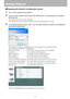 Page 108108
Setting Network
■Displaying the Network Configuration Screen
1Turn on the computer and projector.
2Launch a web browser, enter http://192.168.254.254 in the address bar, and press 
the Enter key.
The password input screen appears.
The supported web browsers is Microsoft Internet Explorer 6 or later.
3In the password input screen, enter root for [User name] and system for [Password] 
and click the [OK] button.
The projector network configuration screen appears on the web browser.
The following...