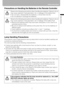 Page 1717Safety Instructions
Safety Instructions
Precautions on Handling the Batteries in the Remote Controller
Lamp Handling Precautions
This projector uses a high-pressure mercury lamp which must be handled carefully and 
correctly as mentioned below.
The mercury lamp has the following characteristics.
 A lamp may explode with a loud sound or burn out due to a shock, scratch, or use 
beyond its expiry date.
 The lamp life may differ from lamp to lamp and according to the usage environment. 
There is no...