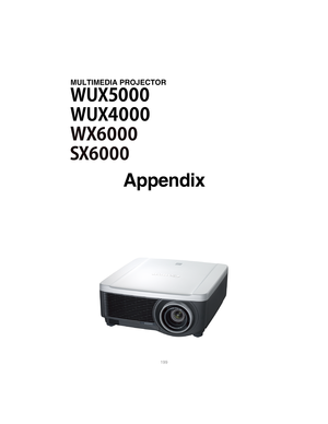 Page 199199
MULTIMEDIA PROJECTOR
Appendix 