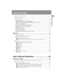 Page 55
Table of Contents
Table of Contents
How to Use This Manual .............................................................................................. 2
Quick Reference Guide ................................................................................................ 4
Safety Instructions ..................................................................................................... 12
Safety...