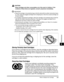 Page 90When to Replace the Cartridge8-7
Maintenance
8
CAUTION
Keep cartridges and other consumables out of the reach of children. If the 
contents of these items are ingested, consult a physician immediately.
IMPORTANT
•Place the cartridge in its protective bag so that the side with the written instructions faces 
up. Then, place the bagged cartridge into its shipping box. Store the unused cartridge out 
of direct sunlight.
•For partially used/opened cartridges, place the cartridge in its protective bag so that...