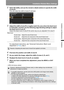 Page 165Installation-Related Menu Settings
165
Installation and Maintenance
Installation
2Select [B-width], and use the remote’s [ ] [ ] buttons to specify the width 
of area B.
This will make the width of area D narrower.
3Adjust the width of area B to roughly match the area where the black level 
is noticeable, and then use the following edge-blending settings to adjust 
the black level of area B.
Adjust the black level of area B the same way as you adjusted it for area D.
For adjustment instructions, see...