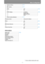 Page 313313
Menu Configuration
Information
Gateway addressP173
MAC addressP173
DHCP Off*P174
On
TCP/IP settings IP addressP174
Subnet mask
Gateway address
Enter
Network setting initializationP175
IP address (wired) Shows the IP address
PJLink OffP175
On*
AMX Device Discovery Off*P176
On
Crestron RoomView Off*P177
On
Model nameP122
Input signal
Firmware
Serial no.
E-mail sender address
E-mail recipient address
Projector name
Location
System information ID
*: Factory defaults (setting after reset) 