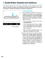 Page 2020
7. Shutter Button Operation and Autofocus
The shutter button has a two step construction. Press halfway (to the f\
irst
step) to activate focusing and metering, and press completely (to the \
sec-
ond step) to release the shutter and make the exposure.     
1. Pressing Halfway
1) This activates autofocus. When thesubject is focused, the correspond-
ing focusing point momentarily lights
red and the green in-focus indicator
lights up in the viewfinder (in One-
shot AF mode).
•The autofocus system uses...