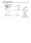Page 1313
ENGLISH
Contents of package
Projector Power cord 1.8 m (70.8) Computer cable 1.8 m (70.8)
(5K.1VC09.501)
CD & QSG Important Information Warranty card Remote control 
(type number: LV-RC08) 
Battery (type number: CR2025)
(US)
(EU)
(China)
  