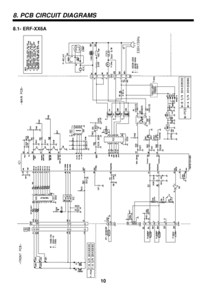 Page 118. PCB CIRCUIT DIAGRAMS108.1- ERF-XX6A 