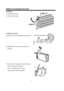 Page 9Methode of exchanging main parts
(3) Bimetal
1) Cut off the wire bind.
2) Take out the bimetal.
(4) Glass tube heater
1) Remove 2 screws that fasten the evaporator.
2) Slightly pull the evaporator to the arrows
    direction.
3) Move the entire eveporator upward the pipe
    center to the arrows direction.
    (Do not crumble the part A of the 
     accumulator during the process.)
-7-
Evaporator fastening screw
BIMETAL
 