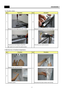 Page 22 2-2. RN-420N.. Models
3. Multi-Duct As ( In Freshfood Compartment )
DISASSEMBLY
No No
Remove top cover hinge screw with (+) driver. Remove the Door Switch from the cover hinge.
Separate the Cover hinge by using driver. Disconnect door switch connector.
Be careful not to scratch the cabniet surface.Procedure Procedure
4 23 1
No No
1
Remove screw cap with flat driver
Unscrew 2 points Disconnect the Lamp & Sensor wire housing.Procedure
3
2Procedure
21
 