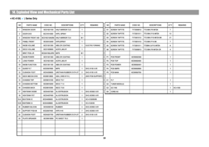 Page 6114. Exploded View and Mechanical Parts List
59
HC-4100( ) Series Only
 