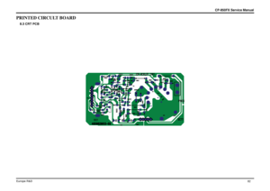 Page 8982
CP-850FX Service Manual
Europe R&DPRINTED CIRCULT BOARD
8.3 CRT PCB
 