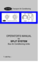 Page 1R
OPERATOR’S MANUAL
for
SPLIT SYSTEM
Bus Air Conditioning Units
T--326 Rev --
Transport Air Conditioning
TRANSPORT AIR CONDITIONING 