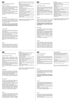 Page 69
Ateliere service, piese de schimb, garanţie
Întreţinerea și reparaţiile
Întreţinerea  și  repararea  aparatelor  moderne,  precum  și  amodulelor  constructive  relevante  din  punct  de  vedere  alsiguranţei,  necesită  calificare  de  specialitate  și  un  atelierdotat cu scule și aparate de testare speciale.Toate  lucrările  care  nu  sunt  descrise  în  aceste  instrucţiunitrebuie  executate  într-un  atelier  de  specialitate,  respectivatelierul specificat în contract.Specialiștii  noștri  au...