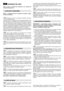 Page 2727
NORMAS DE USO
Para o motor e a bateria (se prevista) ler os manuais de
instruções respectivos.
NOTA - A máquina pode ser fornecida com alguns compo-
nentes já montados.
Recoloque o cabo (1) na posição de trabalho e bloqueie-
o com os interruptores (2). 
A altura do cabo (1) é regulável em três posições diferentes, obti-
das afrouxando os interruptores (2) e introduzindo os pinos (3)
num dos três pares de furos previstos nos suportes. Aperte a
fundo os interruptores (2) após a regulação. Introduza o...