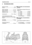 Page 136DE 45 TECHNISCHE DATEN 
9. TECHNISCHE DATEN
Elektrische Anlage ............................12 V
Batterie ........................................18 Ah
Reifen Vorderräder.................... 11 x 4-4
Reifen Hinterräder......................15 x 6-6
Reifendruck vorne........................1,5 bar
Reifendruck hinten...................... 1,0 bar
Gesamtgewicht................. 159 ÷ 168 kg
Innerer Wendekreisdurchmesser
(Mindestdurchmesser des nicht gemähten
Rasens)...