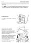 Page 55Push the pin in using a hammer, ensuring that it comes completely through to the
opposite side.
To avoid damaging the steering wheel with the hammer, use
an awl or a screw-driver of the same size as the pin to push it in the last part.
FITTING THE  SEAT
Fit the seat (1) onto the plate (2) using the
screws (3).
CONNECTING THE  BATTERY
The battery (1) is situated in a compart-
ment under the steering wheel and is
reached by removing the plastic cover (2)
held on by two screws (3).
Connect the two red...