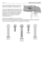 Page 57Hook all the plastic profiles to the frame
tubes with the help of a screwdriver (7).
Insert the handle (8) into the holes of the
canvas (9). Attach this to the frame using
the screws (10), following the indicated
sequence, and complete the assembly
screwing the four front and rear self-
threading screws (11).
Lastly, fit the stiffening bar (12) on the out-
side of the frame base, keeping the flat part towards the canvas and using the
nuts and screws supplied (13) in the sequence indicated.
EN 12UNPACKING...