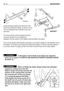 Page 81grade grinding wheel and check the bal-
ance by holding the blade up with a round
18 mm diameter bar inserted in the cen-
tral hole.
To ensure that it works properly without
unusual vibrations any imbalance
between the two parts of the blade must be below one gram.
This can be easily ascertained by putting a one gram weight on the lightest end of
the blade. If it tends to go below the balanced position it means that the balance
is correct, while if it stays up then the other end will have to be made...