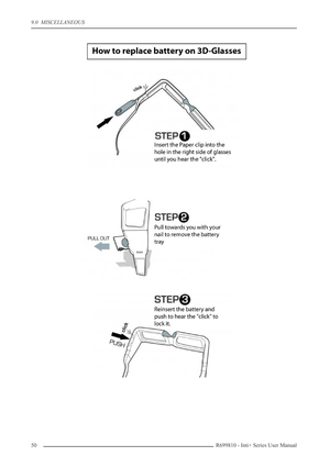 Page 50
9.0  MISCELLANEOUS
50R699810 - Inti+ Series User Manual 