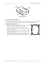 Page 92.0  INSTALLATION GUIDELINES
R699782 - Starlight 3 User Manual9 
Space requirements
2.3 Ceiling mounting the unit
When mounting of this unit is required, make use of the 4 screw holes (M4x20 screws) at the bottom of this
unit indicated by the letter A. Allow sufﬁcient space around the air inlets to avoid blocking them
.
Precautions for Ceiling-mount
•To ceiling-mount this unit, special expertise and techniques are necessary.
Be sure to ask your dealer or specialist to perform mounting.
•Do not mount at...