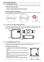 Page 8R699840 - Yunzi+ User Manual
INSTALLATION GUIDELINES
8
2.3 	Environment of Use
This  unit  makes  use  of  a  light  source  lamp  that  reaches  a  high  temperature  during  projection.  Do  not  allow 
projection under the following conditions:
• Projection with the unit laid on sides.
• Projection at a location that blocks the air inlets or exhaust vents.
• Projection at a place exposed to air blasts from an air conditioner.
Allowed Inclination during operation
Due to the lamp position and operating...