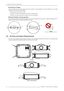 Page 102.0  INSTALLATION GUIDELINES
10 R699823 - Yunzi Family User Manual
Precautions of Usage
This unit makes use of a light source lamp that reaches a high temperature during projection. Do not allow
projection under the following conditions:
•Projection with the unit laid on sides.
•Projection at a location that blocks the air inlets or exhaust vents.
•Projection at a place exposed to air blasts from an air conditioner.
Allowed Inclination during operation
Due to the lamp position and operating angle, this...