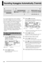 Page 25E-24
Sounding Arpeggios Automatically (Tutorial)
You can edit the Digital Piano’s built-in arpeggios to 
create original arpeggios of your own. You can also 
record your own original musical phrases for playback 
in place of arpeggios. After editing an arpeggio, you 
can give it a name and save it as a user arpeggio.
The term “key play” means starting playback of a 
phrase by pressing a keyboard key. With key play, 
pressing a keyboard key that is the one specified as 
the phrase’s “ORG NOTE” setting...