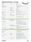 Page 2The above product line is for the US market.  This line-up may differ depending on areas.
SPECIFICATIONS | XJ-A246
Brightness             2500 lumens
Contrast Ratio      Telephoto Mode   1800 : 1
Zoom              2X Power Zoom
focus              Power focus
Lens Offset            84%
Light Source            Casio Laser & LED hybrid
Estimated Operating Life          Up to 20,000 hours (Warranty 3 years or 6,000 hrs)
Projection Screen Size          15 to 300-inch diagonal
Projection Range      60-inch...