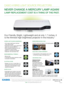 Page 1Eco Friendly, Bright, Lightweight and at only 1.7 inches, it  
is the thinnest high brightness projector in the industry.*
NEVER CHANGE A MERCURY LAMP AGAIN!  
LAMP REPLACEMENT COST IS A THING OF THE PAST. 
*Based on Casio research of high brightness (over 2000 ANSI lumens) January, 2010.© 2010 CASIO AMERICA, INC. All rights  reserved. Casio is a registered trademark of Casio Computer Co., Ltd. in the United States and/or other countries. Windows®  is  a registered trademark of...