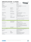 Page 2SPECIFICATIONS | XJ-M250
The above product line is for the US market.  This line-up may differ depending on areas.
Brightness             3000 lumens
Contrast Ratio      t elephoto Mode   1800:1
Zoom              1.5x Manual
Focus              Manual Focus
Lens Offset            83%
Light Source            Casio Laser & LED hybrid
Estimated Operating Life     Up to 20,000 hours (Warranty 3 years or 6,000 hrs)
Projection Screen Size     35 to 300-inch Diagonal
       
Projection Range      60-inch Screen...