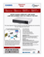 Page 1●Up to 3000 lumens
●1.5X manual zoom. 
●Mercury Lamp Free
●No Lamp to Replace
●Low Total Cost of Ownership
●Long Life--Up to 20,000 Hours
●Automatic Brightness Adjustment 
USB MODELS ONLY:
MobiShow®, WLAN Mobile Device Presentations 
(Windows® PC, Microsoft Windows® Mobile, 
Macintosh® PC, iPhone® / iPad® / iPod®, and 
Android®.)
RJ-45 Wired LAN
PRESENTATIONS WITHOUT A PC
You provide the thumb drive and we will provide the 
software to convert PowerPoint® for presentations 
from your thumb drive…leave...