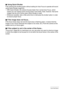 Page 2929Quick Start Basics
.Using Quick Shutter
Fully pressing the shutting button without waiting for Auto Focus to operate will record 
using Quick Shutter (page 93).
• With Quick Shutter, the camera focuses faster than normal Auto Focus, which 
means you can capture quick moving action more easily. Note, however, that some 
images may be out of focus when Quick Shutter is used.
• Whenever possible, take a little extra time to half-press the shutter button in order 
to ensure proper focus.
.If the image does...