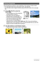 Page 3131Quick Start Basics
Use the following procedure to view snapshots on the camera’s monitor screen.
• For information about how to play back movies, see page 99.
• For information about images recorded using continuous shutter (CS), see page 
100.
1.Press [p] (PLAY) to enter the 
PLAY mode.
• This will display one of the snapshots 
currently stored in memory.
• Information about the displayed 
snapshot also is included (page 12).
• You also can clear the information to 
view only the snapshot (page 159)....