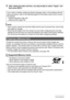 Page 2323Quick Start Basics
5.After setting the date and time, use [4] and [6] to select “Apply” and 
then press [SET].
NOTE
• Each country controls its local time offset and the use of summer time, and so they 
are subject to change.
• Removing the battery from the camera too soon after configuring time and date 
settings for the first time can cause the settings to be reset to their factory defaults. 
Do not remove the battery for at least 24 hours after configuring settings.
Though the camera has built-in...