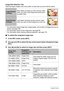 Page 3939Snapshot Tutorial
Image Size Selection Tips
Note that larger images have more pixels, so they take up more memory space.
• For information about image size, image quality, and number of images that can be 
stored, see page 188.
• For information about movie image size, see page 98.
• For information about resizing existing snapshots, see page 123.
.To select the snapshot image size
1.In the REC mode, press [SET].
2.Use [8] and [2] to select the top control panel option (Snapshot Image 
Size).
3.Use [4]...