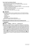 Page 8181Advanced Settings
Tips for Best Face Detection Results
• The camera performs center focus if it cannot detect a face.
• Always make sure that Auto Focus (AF) is selected as the focus mode when 
shooting with face detection.
• Detection of the following types of faces is not supported.
– A face that is obstructed by hair, sunglasses, a hat, etc., or a face in dark shade
– A profile or a face that is at an angle
– A face that is very far away and small, or very close and large
– A face in an area that is...