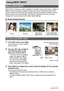 Page 73
73Using BEST SHOT
Using BEST SHOT
BEST SHOT provides you with a collection of sample “scenes” that show a variety of 
different types of shooting conditions. When you need to change the setup of the 
camera, simply find the scene that matches  what you are trying to achieve, and the 
camera sets up for it automatically. This  helps to minimize the chance of ruined 
images due to poor exposure and shutter speed settings.
1.In the REC mode, press [BS].
This will display a menu of BEST 
SHOT scenes.
2.Use...