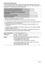 Page 126
126Appendix
Approximate Battery Life
All of the values provided below represent the approximate amount of time under 
normal temperature (23°C (73°F)) before the camera turns off. These values are not 
guaranteed. Low temperatures shorten battery life.• Battery: NP-80 (Rated Capacity: 700 mAh)
• Recording Medium: 16GB SDHC memo ry card (SanDisk Corporation)
*1In accordance with CIPA (Camera and Imaging Products Association) standards*2Approximate continuous recording time*3Standard temperature (23°C...