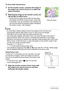 Page 5353Advanced Settings
To focus with manual focus
1.On the monitor screen, compose the image so 
the subject you want to focus on is within the 
yellow boundary.
2.Watching the image on the monitor screen use 
[4] and [6] to adjust focus.
• At this time the image that is within the boundary 
will enlarge and fill the monitor screen, which aids 
in focusing. If you do not perform any operation for 
two seconds while the enlarged image is displayed, 
the screen in step 1 will re-appear.
NOTE
• An Auto Macro...