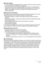 Page 139139Appendix
.Power Supply
• Use only the special rechargeable lithium ion battery (NP-60) to power this camera. 
Use of any other type of battery is not supported.
• The camera does not have a separate battery for the clock. The date and time 
settings of the camera are cleared about two days after power is cut off from the 
battery. If this happens, be sure to reconfigure these settings after power is 
restored (page 128).
.Data Error Precautions
Your digital camera is manufactured using precision...