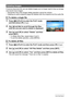 Page 2020Quick Start Basics
If memory becomes full, you can delete images you no longer need to free up storage 
and record more images.
• Remember that a file (image) delete operation cannot be undone.
• Deleting an audio snapshot (page 90) deletes both the snapshot and the audio file.
1.Press [p] (PLAY) to enter the PLAY mode 
and then press [2] ( ).
2.Use [4] and [6] to scroll through the files 
until the one you want to delete is displayed.
3.Use [8] and [2] to select “Delete” and then 
press [SET].
• To...