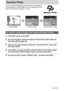 Page 101101Dynamic Photo
Dynamic Photo
You can use the procedures in this section to crop either a 
moving subject or a still subject out of a snapshot and then 
insert it into another snapshot or movie.
1.In the REC mode, press [SET].
2.Use [8] and [2] to select the bottom Control Panel option (BS) and 
then press [SET] (page 33).
3.Use [8], [2], [4], and [6] to select the “Dynamic Photo” scene and 
then press [SET].
4.Press [SET], use [8] and [2] to select the third Control Panel option 
from the bottom...