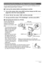 Page 109109Printing
You can connect the camera directly to a printer that supports PictBridge and print 
images without going through a computer.
.To set up the camera before connecting to a printer
1.Turn on the camera. Next, press [SET] and then display the REC menu 
(page 63) or the PLAY menu (page 90).
2.On the “Set Up” tab, select “USB” and then press [6].
3.Use [8] and [2] to select “PTP (PictBridge)”, and then press [SET].
.Connecting the Camera to a Printer
Use the USB cable that 
comes bundled with the...