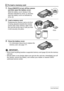 Page 2323Quick Start Basics
1.Press [ON/OFF] to turn off the camera 
and then open the battery cover.
Slide the battery cover release in the 
direction indicated by arrow 
1 and then 
open the battery cover as indicated by 
arrow 
2.
2.Load a memory card.
Positioning the memory card so its front 
is facing upwards (towards the monitor 
screen side of the camera), slide it into 
the card slot all the way in until you hear 
it click securely into place.
3.Close the battery cover.
• For information about how to...