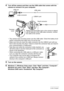 Page 144144Using the Camera with a Computer
4.Turn off the camera and then use the USB cable that comes with the 
camera to connect it to your computer.
• The camera does not draw power over the USB cable. Check the battery level 
before connecting and make sure it is not too low.
• Make sure that you insert the cable connector into the USB/AV port until you 
feel it click securely into place. Failure to insert the connector fully can result in 
poor communication or malfunction.
• Note that even while the...