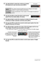 Page 8282Using BEST SHOT
9.Use [4] and [6] to select the continuous shutter 
(CS) speed you want and then press [SET].
10.Use [8] and [2] to select the third control panel 
option from the bottom (Max CS shots).
11.Use [4] and [6] to select the maximum number of shots for each 
continuous shutter operation and then press [SET].
12.Use [8] and [2] to select the second control panel option from the 
bottom (Prerecord CS shots).
13.Use [4] and [6] to specify how many of the 30 images and for how 
long images...