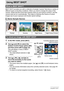 Page 5555Using BEST SHOT
Using BEST SHOT
BEST SHOT provides you with a collection of sample “scenes” that show a variety of 
different types of shooting conditions. When you need to change the setup of the 
camera, simply find the scene that matches what you are trying to achieve, and the 
camera sets up for it automatically. This helps to minimize the chance of ruined 
images due to poor exposure and shutter speed settings.
1.In the REC mode, press [SET].
2.Use [8] and [2] to select the 
bottom Control Panel...