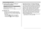 Page 112112
OTHER RECORDING FUNCTIONS
Select this setting:
On
Off
To do this:
Display guidance text when you
select an icon on the monitor screen.
Turn off Icon Help
3.Use [] and [] to select the setting you
want, and then press [SET].
 IMPORTANT! 
• Selecting one of the following settings causes the
icon and its Icon Help text to appear momentarily on
the monitor screen. The icon and text disappear after
a short while.
— Flash mode “
 Auto Flash” icon (page 61)
— Focus mode “ Auto Focus” icon (page 71)
—...